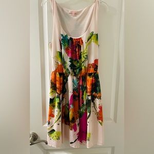 Margo and Sebastian flower mini dress, size medium